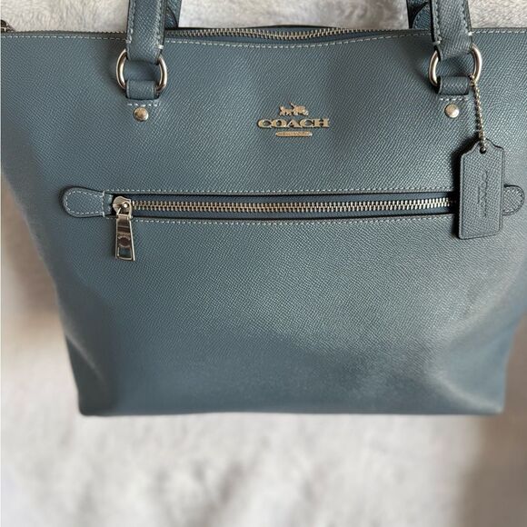 Coach Gallery Cross Grain Leather Tote - Picture 4 of 14